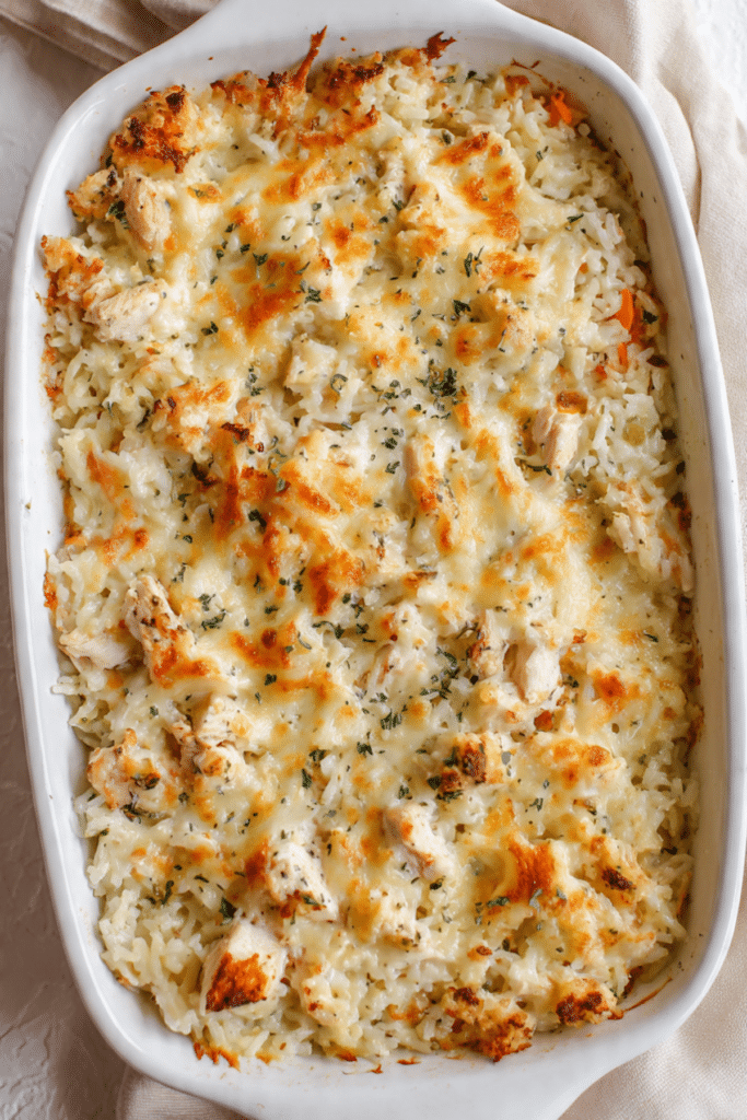 Creamy Chicken And Rice Casserole