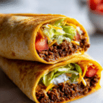 Crunchy Beef Tortilla Folded Wrap