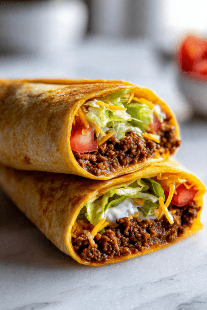 Crunchy Beef Tortilla Folded Wrap