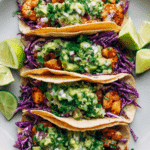 Shrimp Tacos with Avocado Salsa
