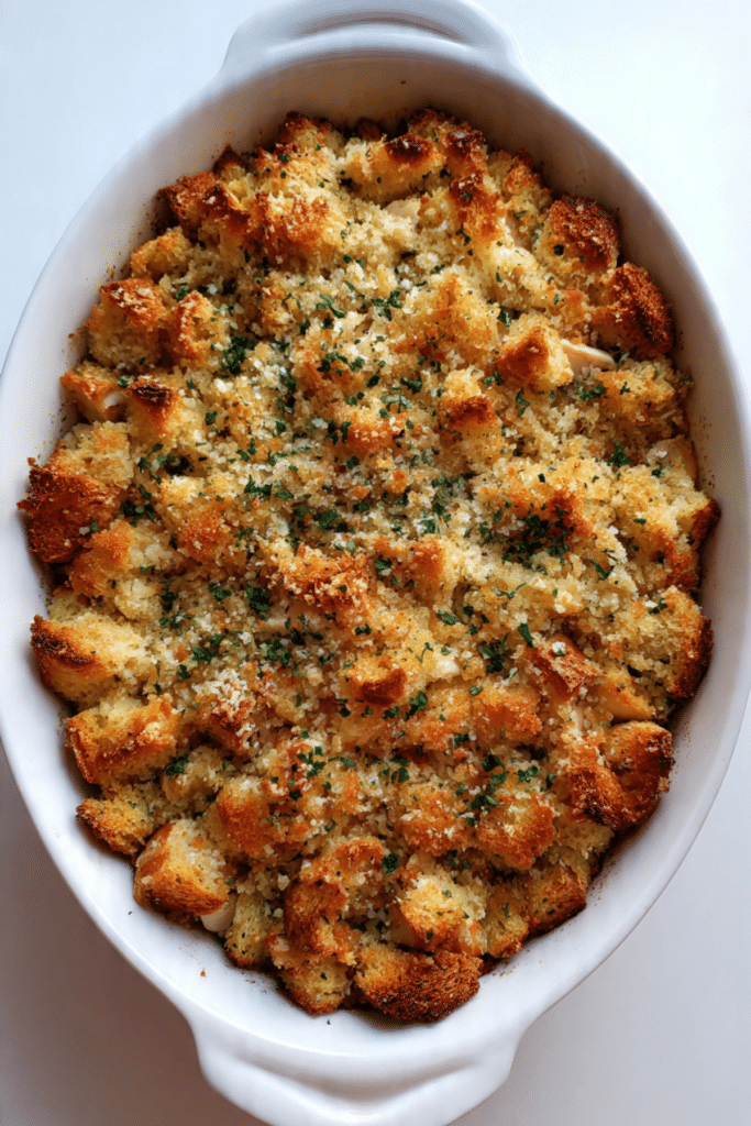 Chicken and Stuffing Casserole