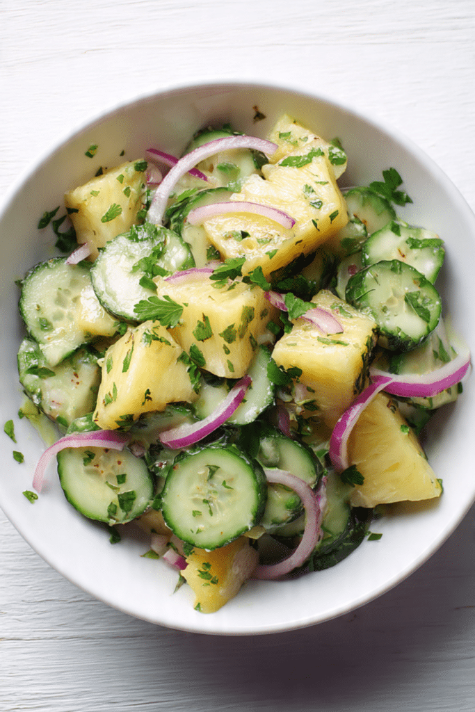 Pineapple Cucumber Salad Recipe