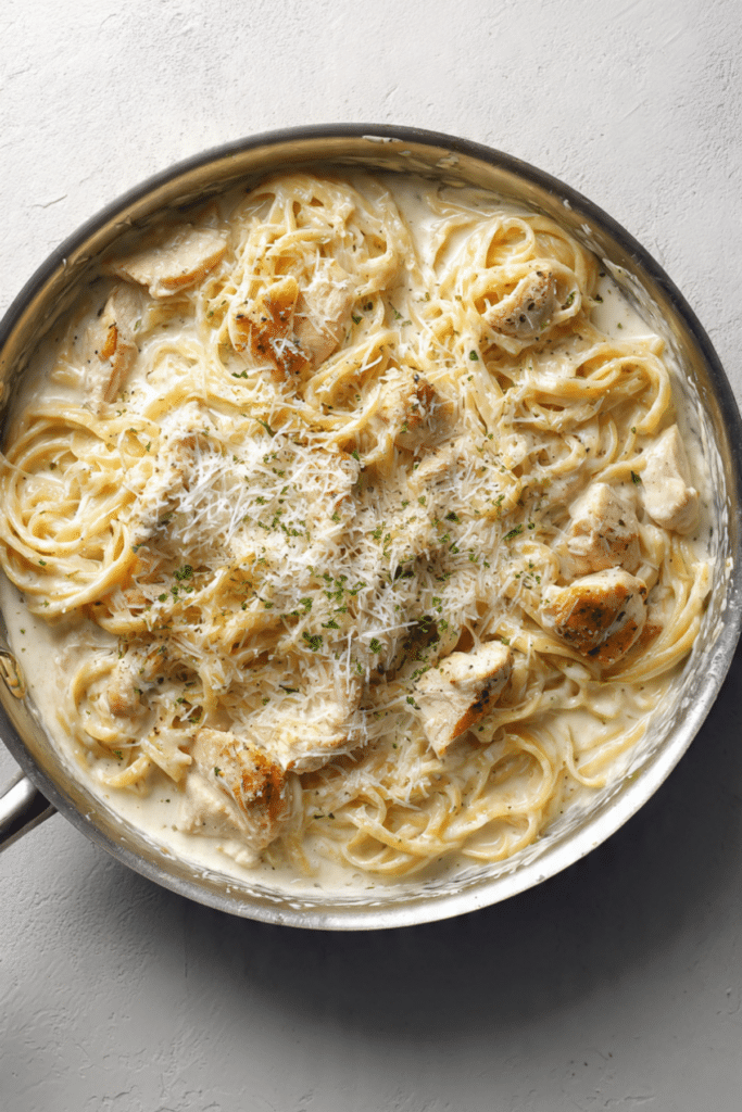 One Pot Chicken Alfredo