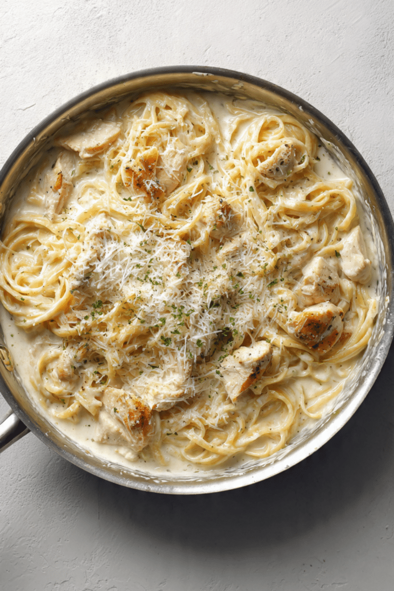 One Pot Chicken Alfredo