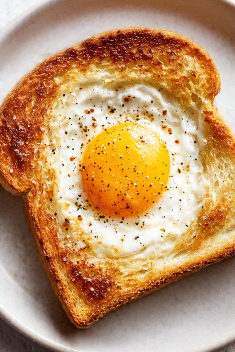 Egg-in-a-Hole Sandwich