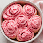 Pink Velvet Cinnamon Rolls