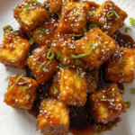 Crispy Honey Garlic Tofu