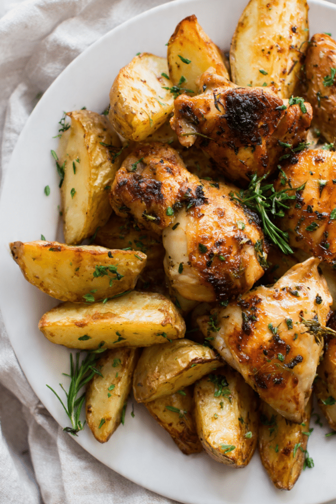 One Pan Chicken and Potatoes