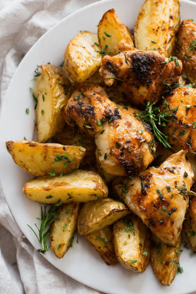 One Pan Chicken and Potatoes