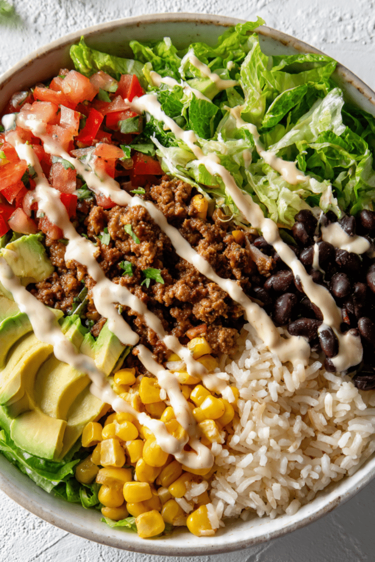 Fresh Taco Rice Bowl