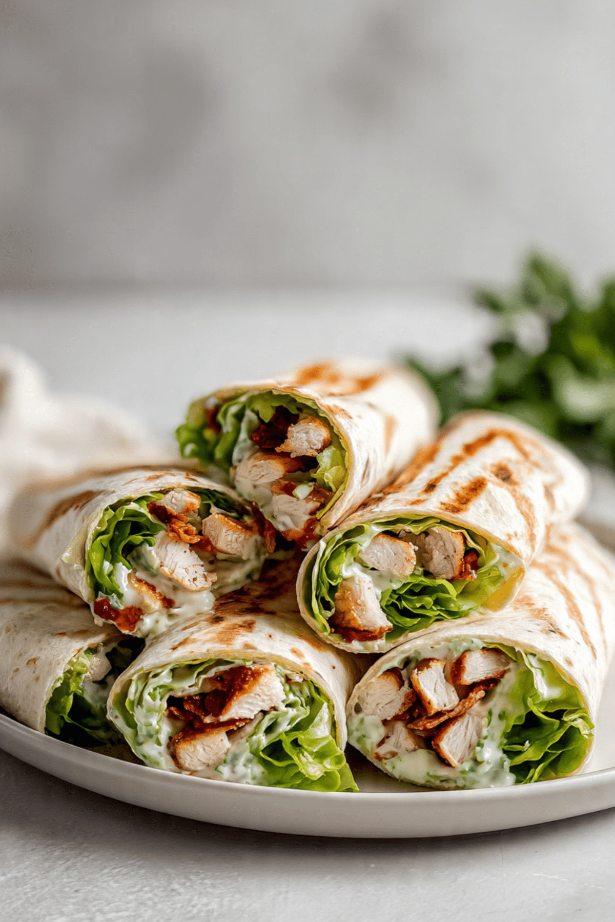 Chicken Caesar Wraps