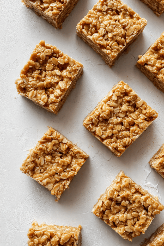 Oat Peanut Butter Squares