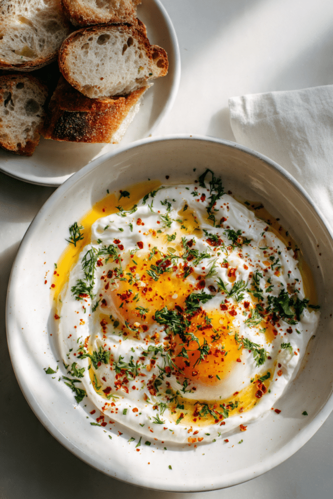 Turkish Poached Eggs