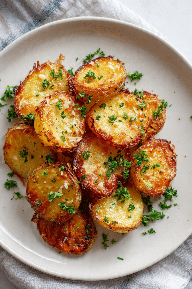 Crispy Parmesan Potatoes