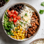 Quick Beef Burrito Bowls