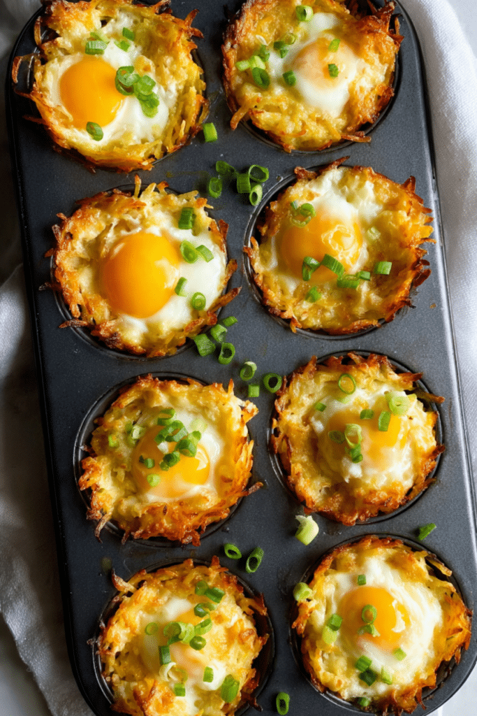 Crispy Hash Brown Egg Cups