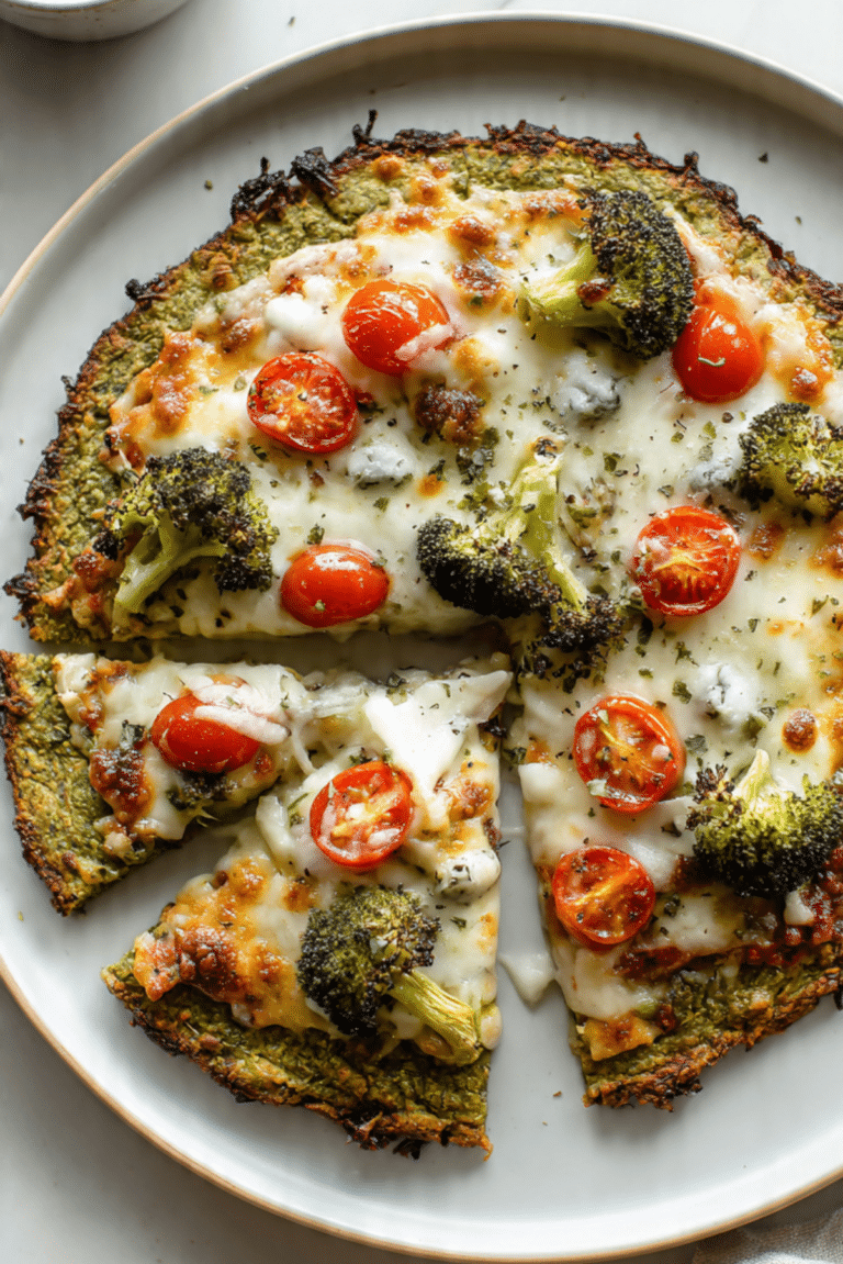 Broccoli Crust Pizza