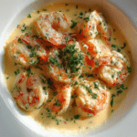 Creamy Garlic Prawns
