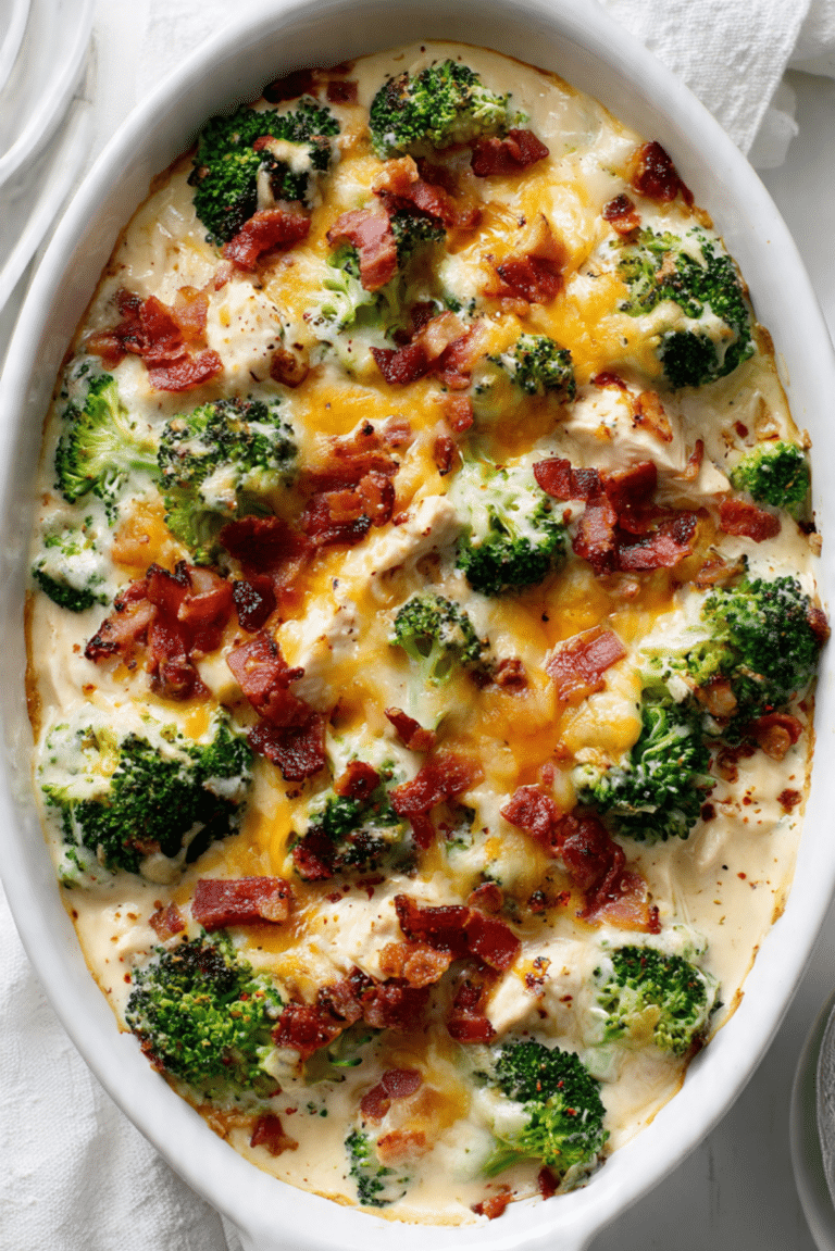 Broccoli Bacon Cheddar Chicken