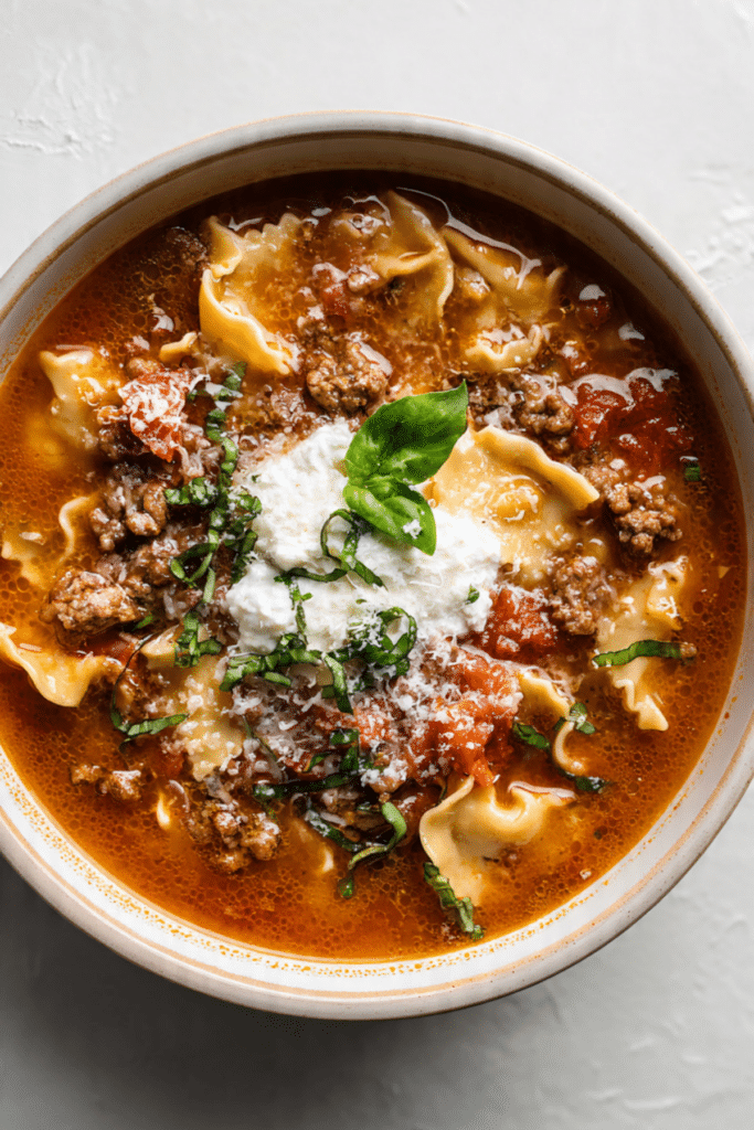 Lasagna Soup