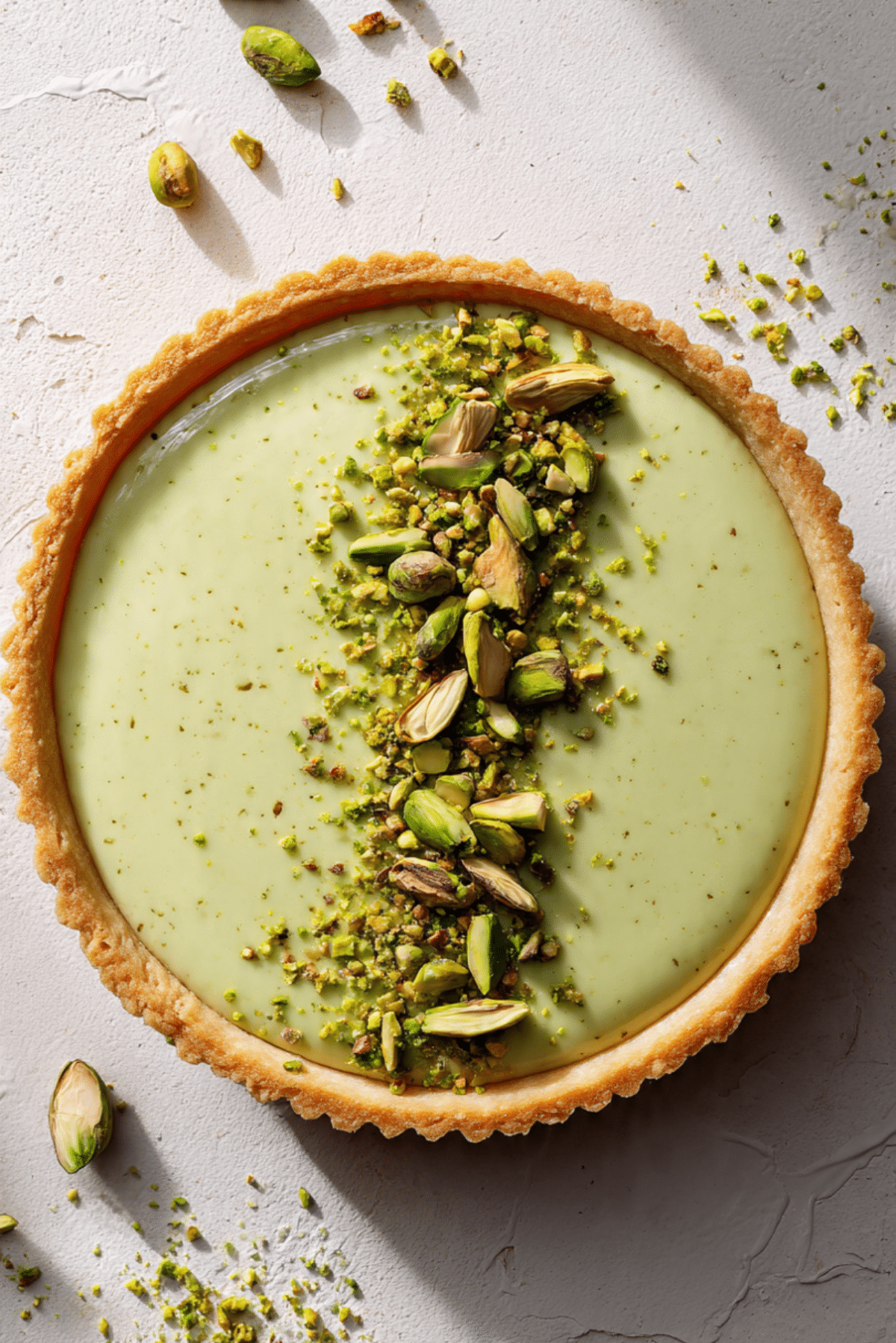 Pistachio Tart with Creamy Pistachio Paste