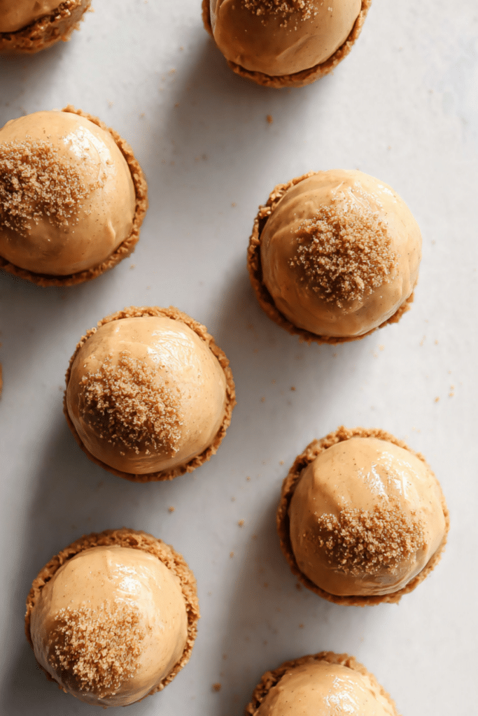 Vegan No-Bake Biscoff Cheesecake Bites