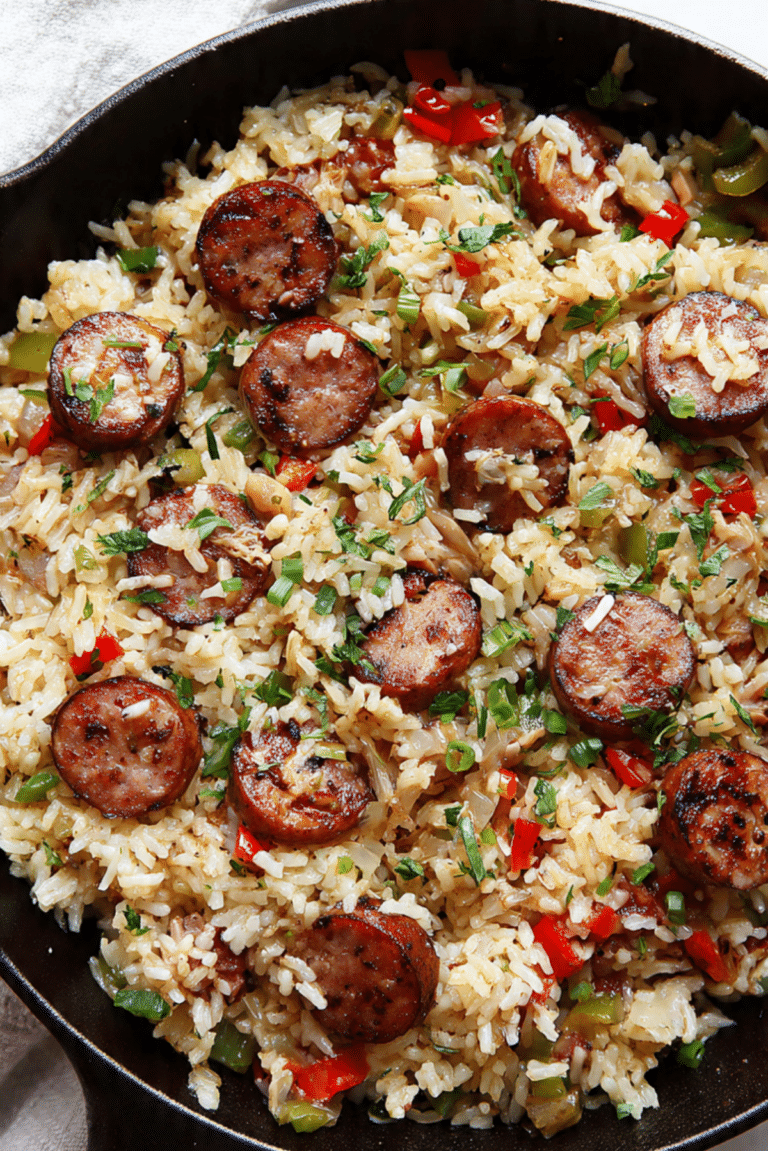 Sausage And Rice Skillet