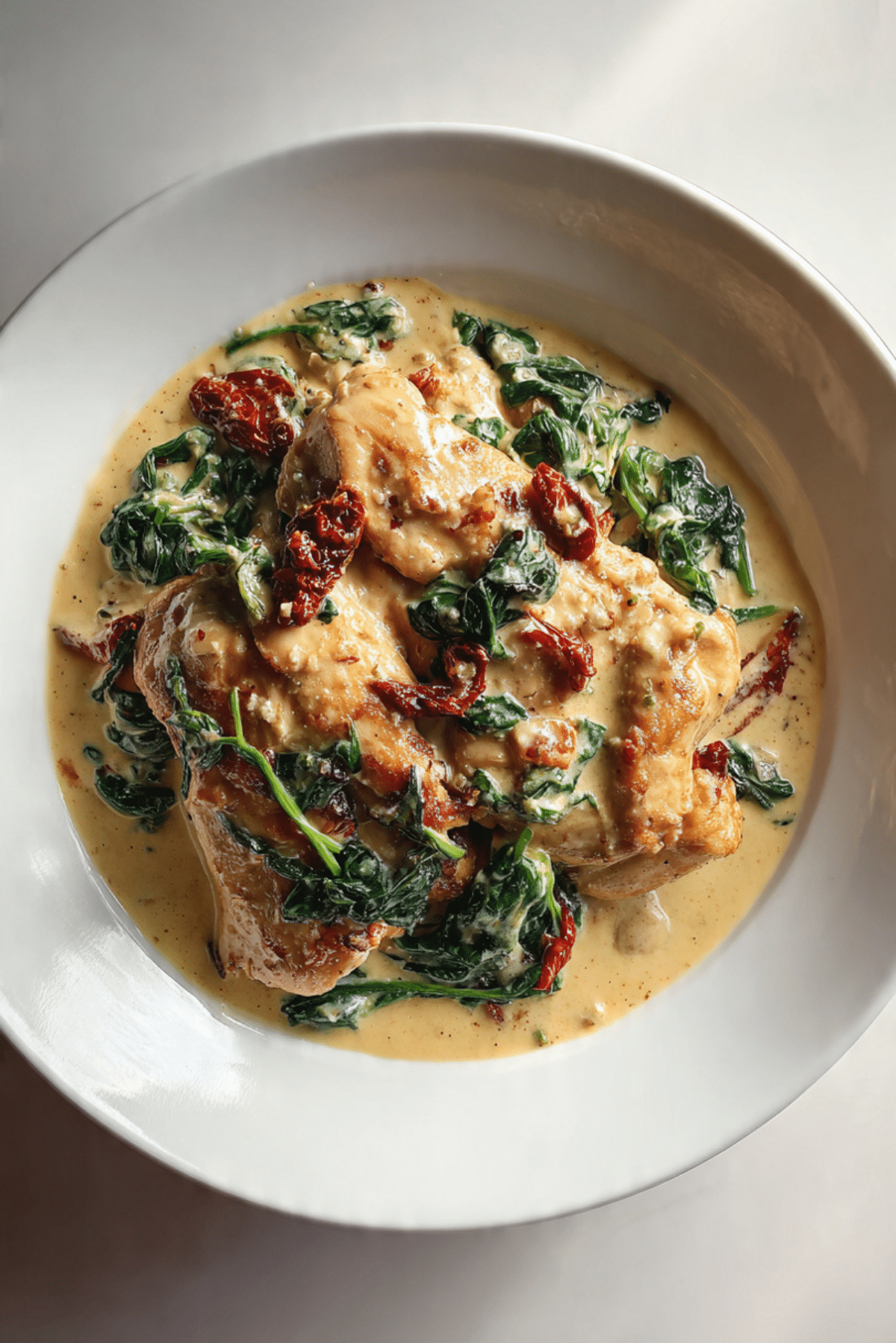 Crockpot Tuscan Chicken