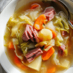 Corned Beef & Cabbage Soup