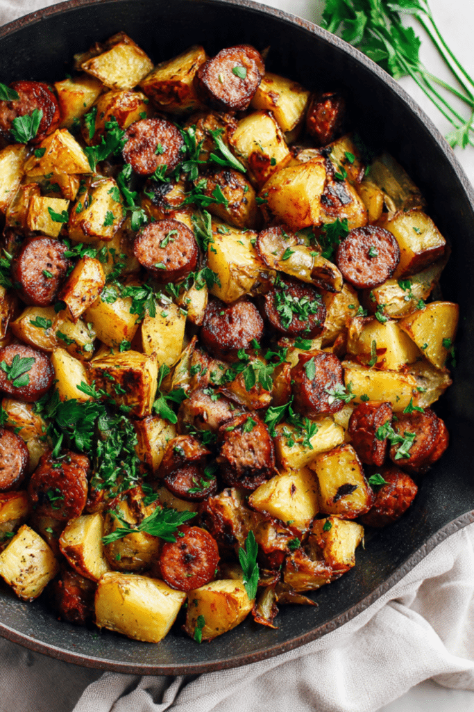 One-Pan Sausage and Potatoes