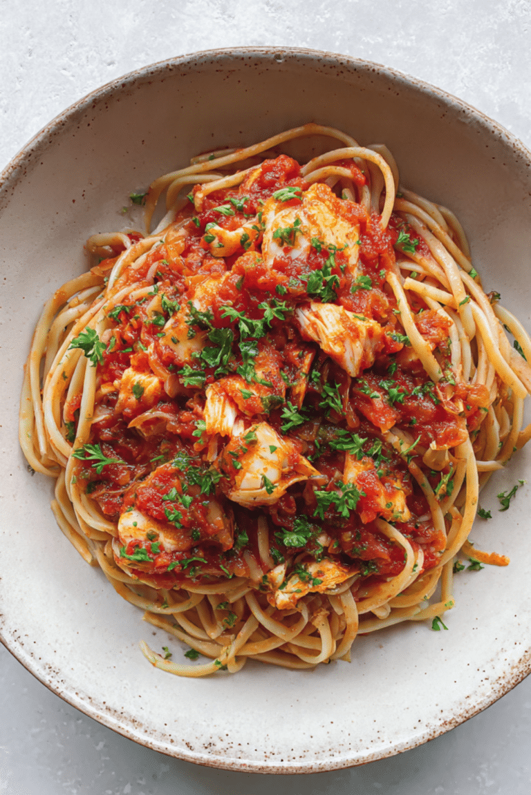 Calabrian Fish Ragu Pasta