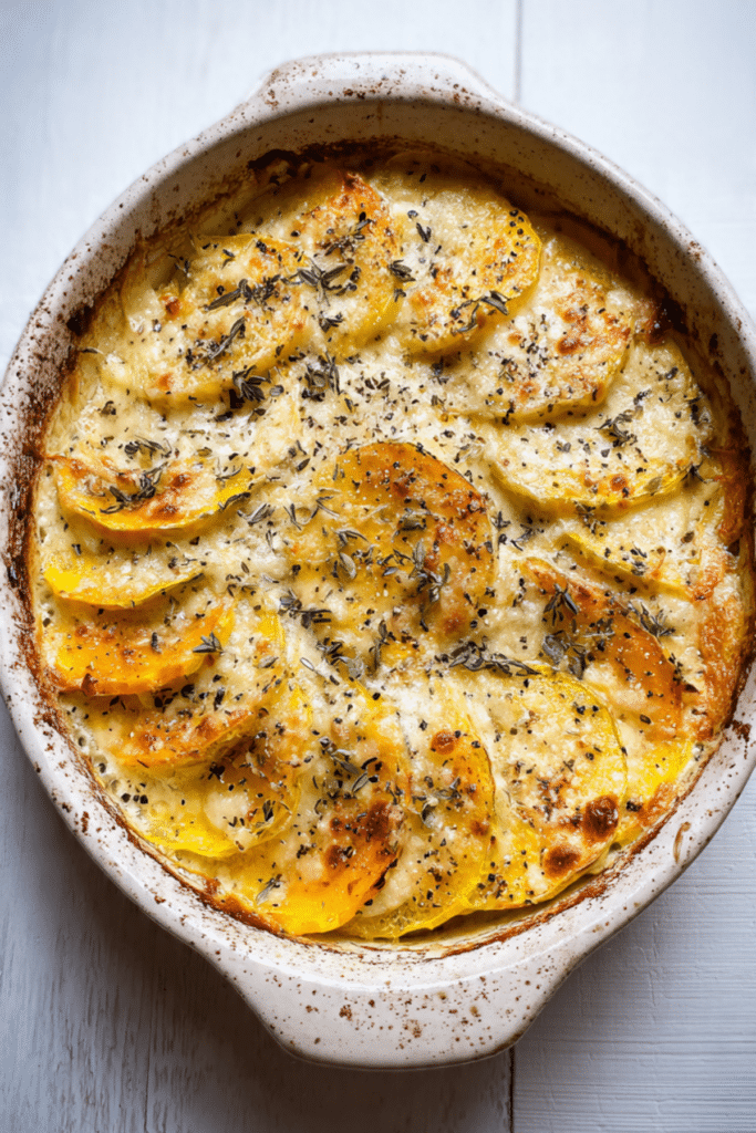 Peppered Squash Gratin