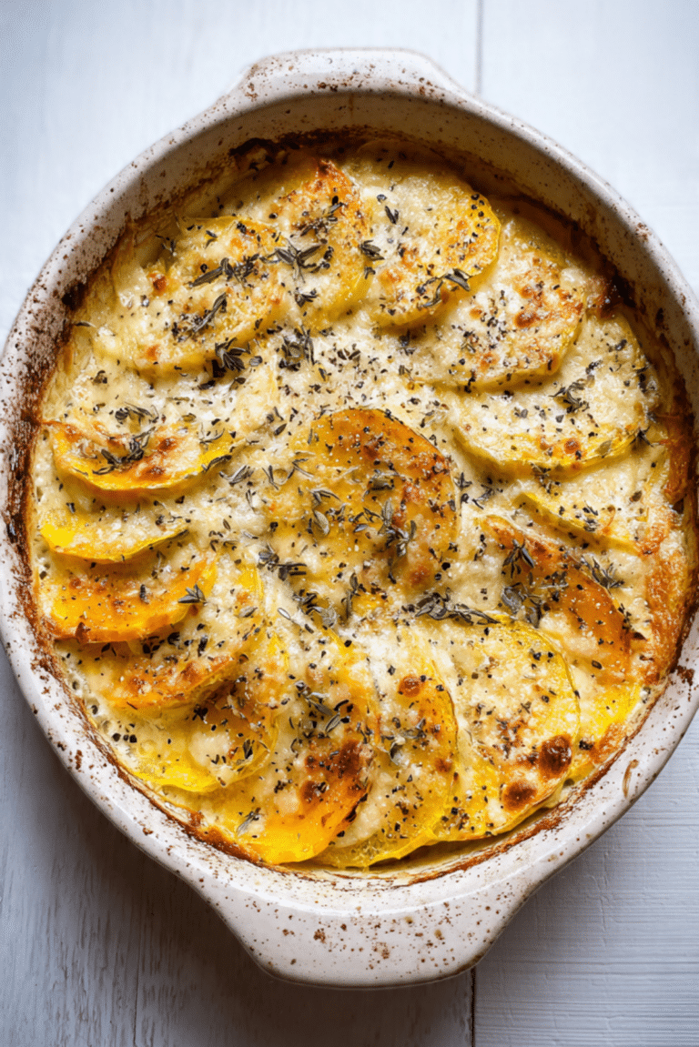 Peppered Squash Gratin