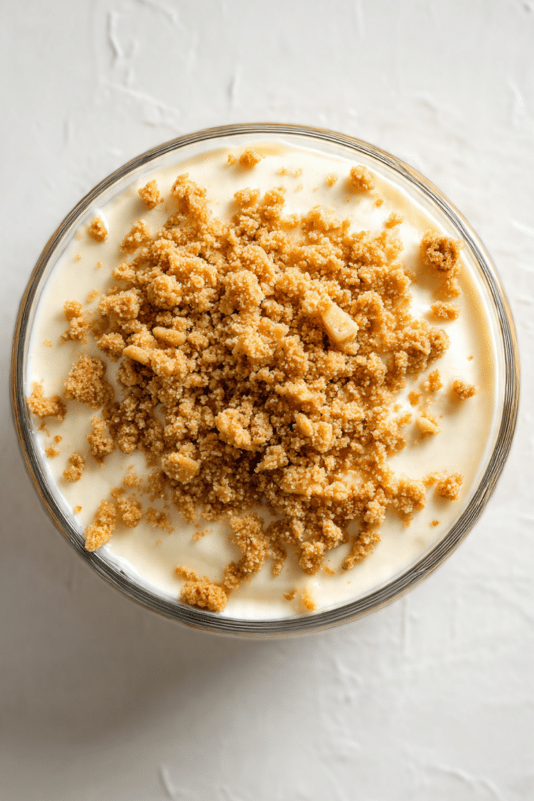 Buttered Biscuit Crumble Creme