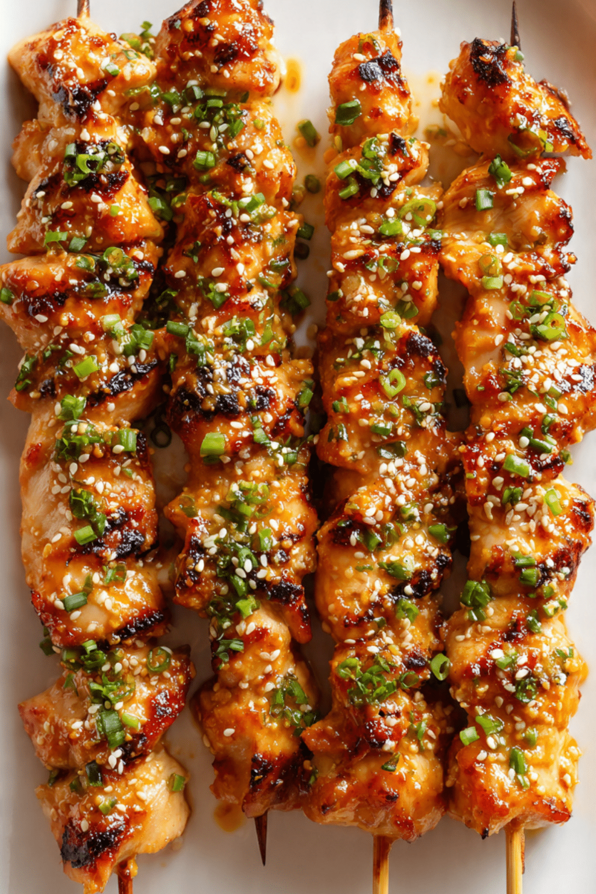 Bang Bang Chicken Skewers