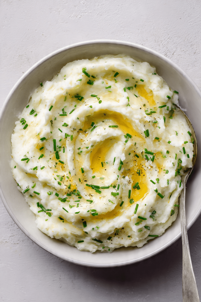 Sour Cream and Chive Mashed Potatoes