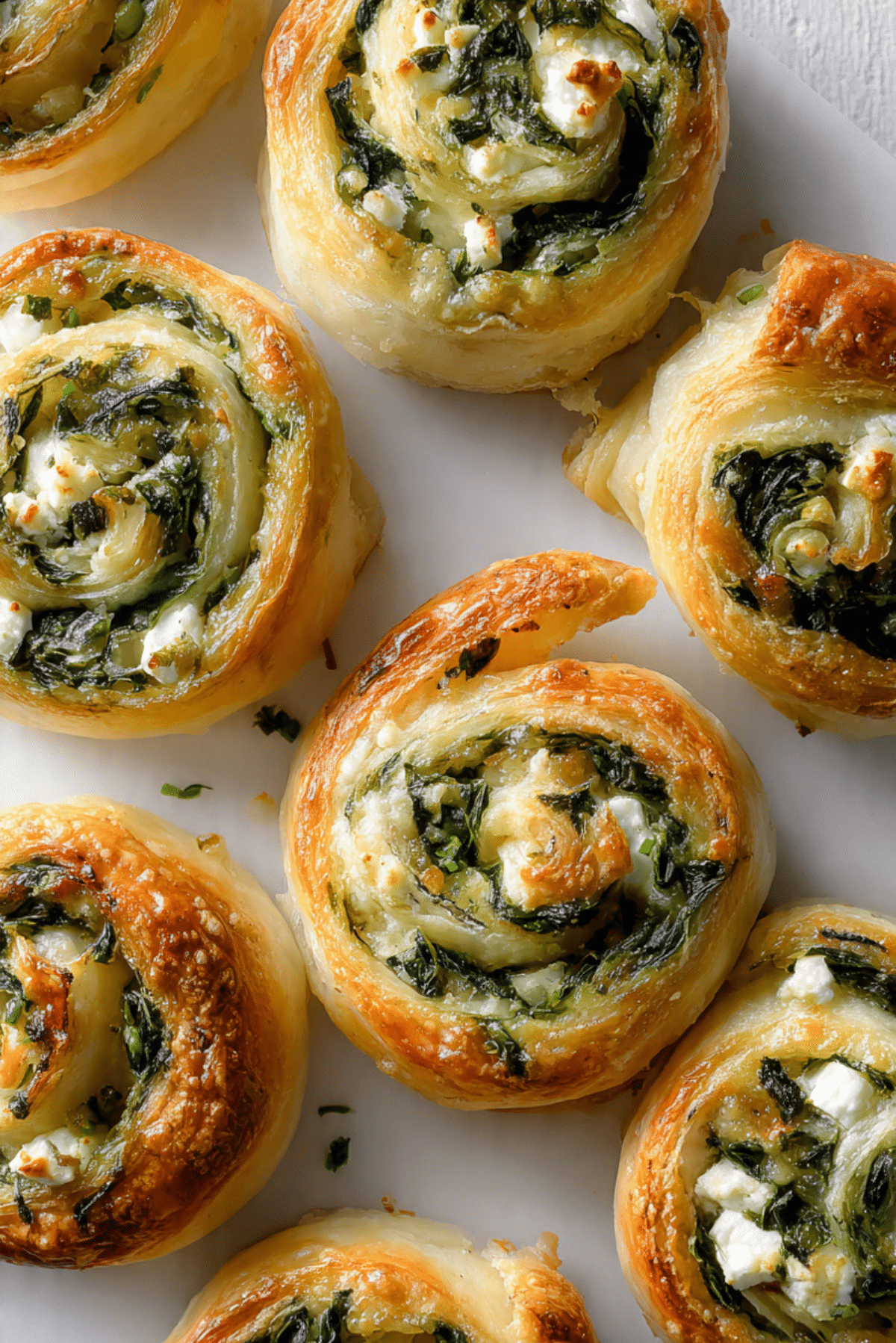 Spinach and Feta Pinwheels