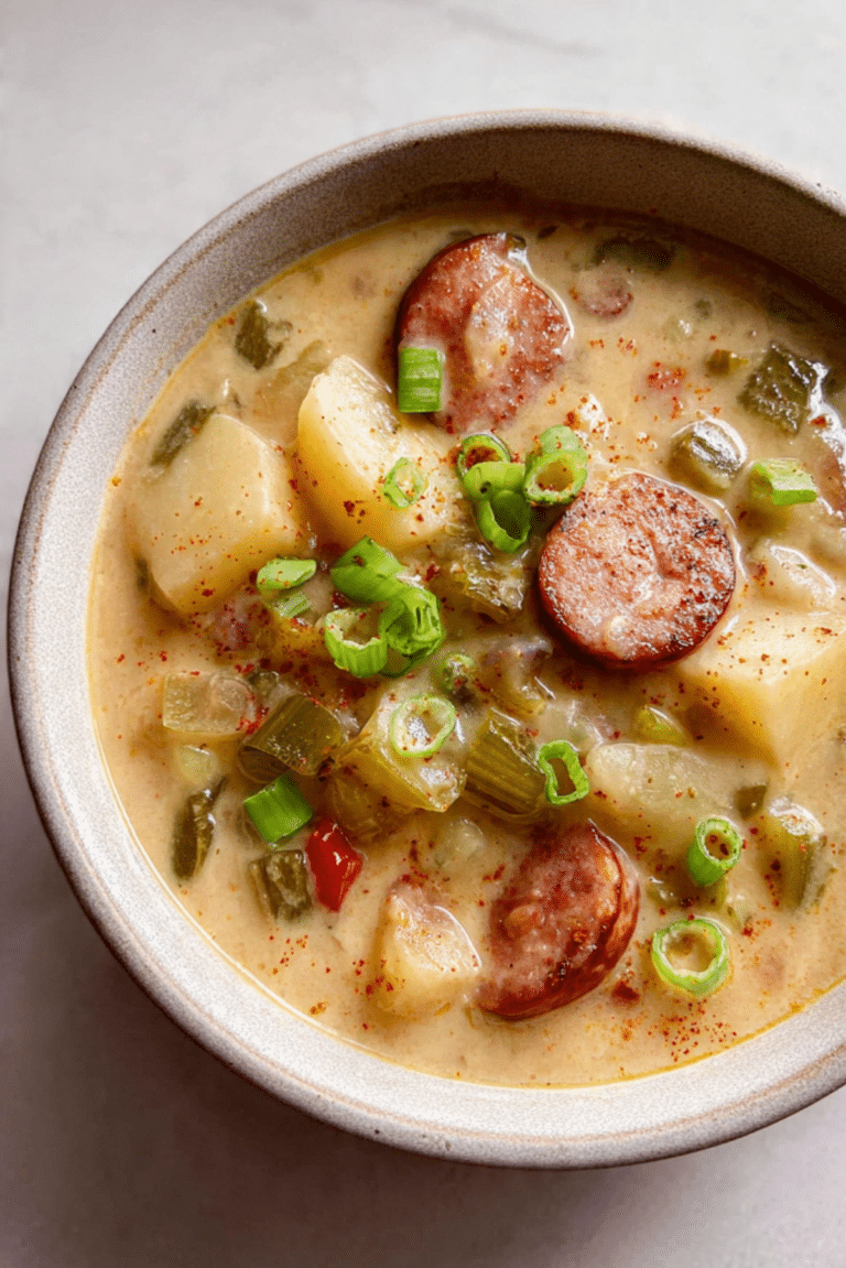 Cajun Andouille Potato Soup