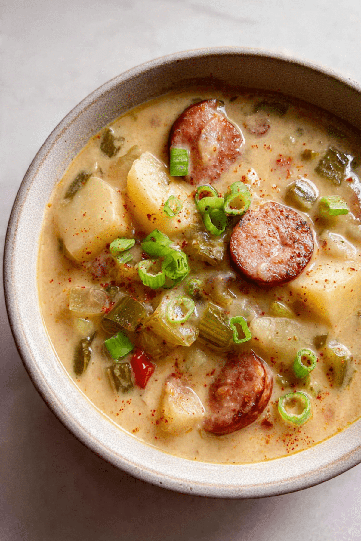 Cajun Andouille Potato Soup