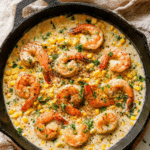 Creamy Shrimp and Corn Skillet