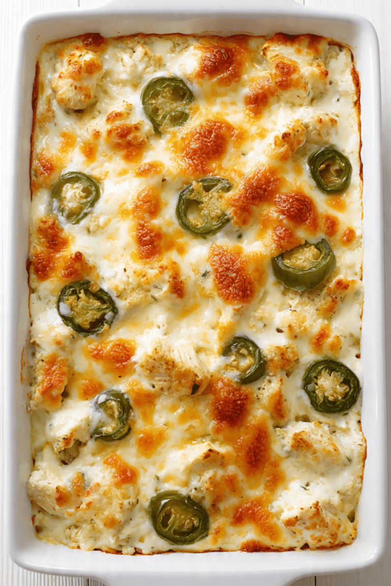 Keto Jalapeno Popper Casserole