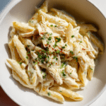 Crockpot Creamy Chicken Pasta
