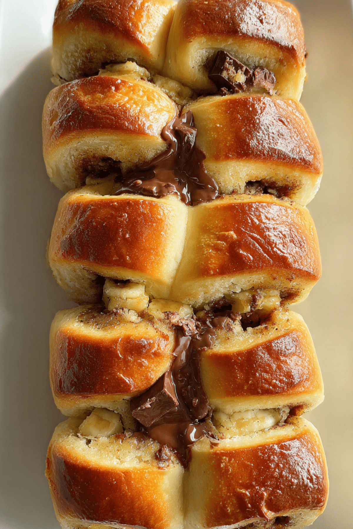 Banana Chocolate Rolls
