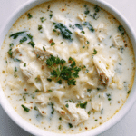 Easy White Chicken Lasagna Soup Recipe