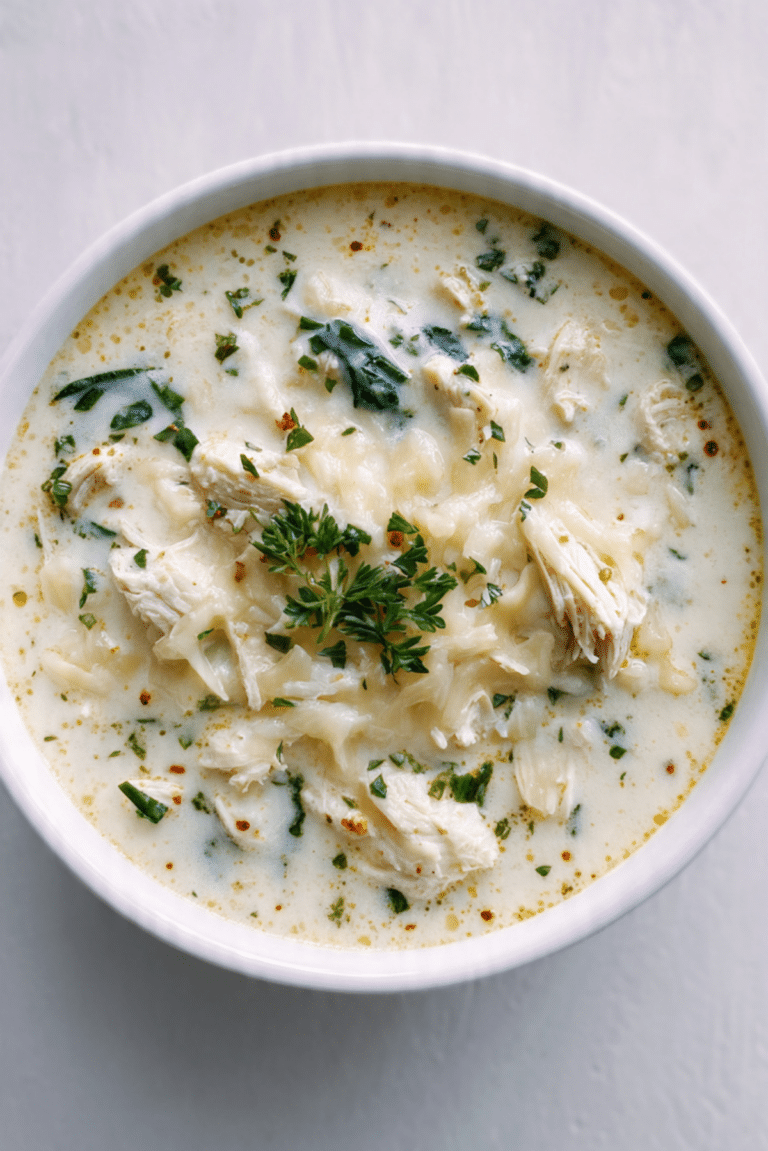 Easy White Chicken Lasagna Soup Recipe