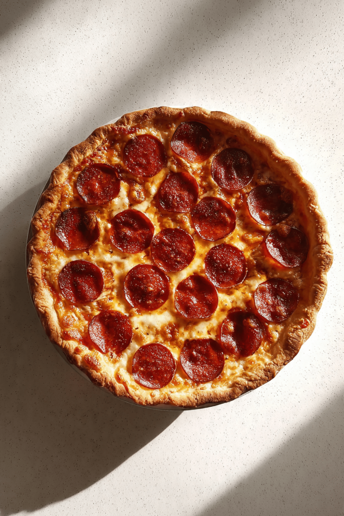 Pepperoni pie