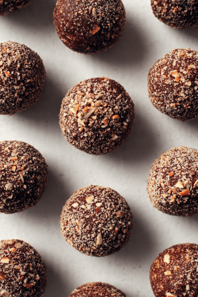 Chocolate Banana Date Truffles