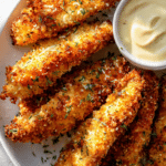Crispy Garlic Parmesan Chicken Strips
