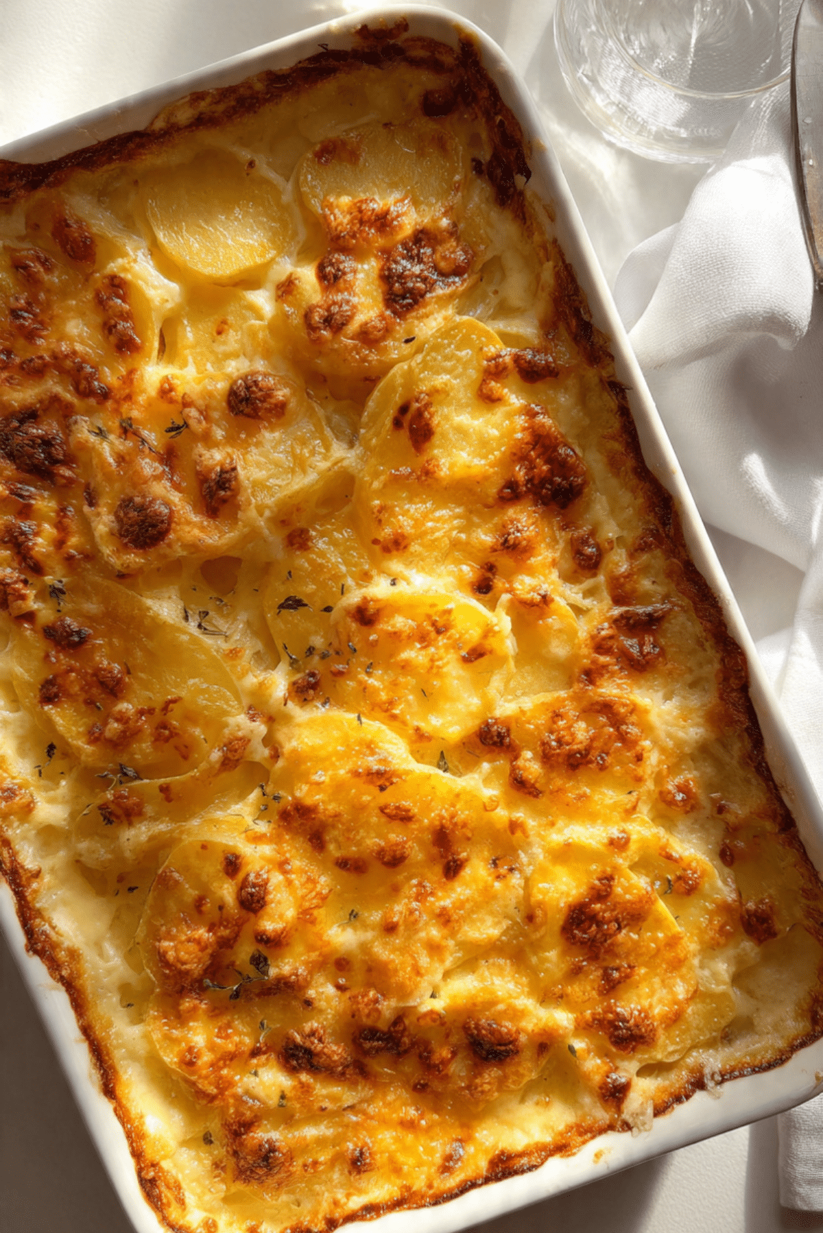 Crispy Cheese and Potato Bake