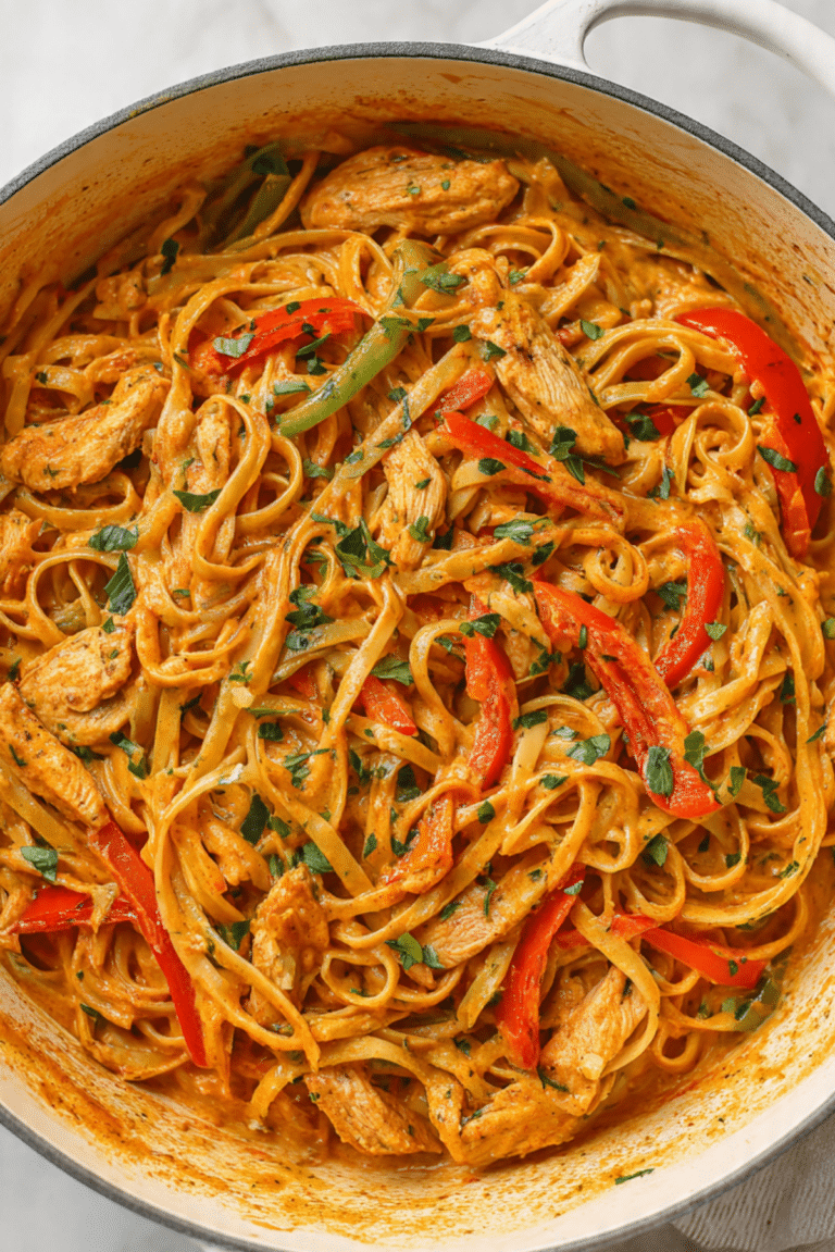 One Pot Cajun Chicken Pasta